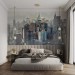 Urban city wall mural Skyscraper wallpaper city view