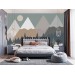 Kids mountains wall mural, Nursery wallpaper