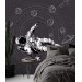 Astronaut wall mural Teenage wallpaper space decor