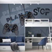 Teenage wallpaper Gamer wall mural Gaming console