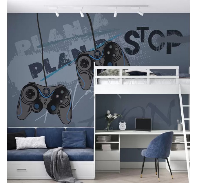 Teenage wallpaper Gamer wall mural Gaming console