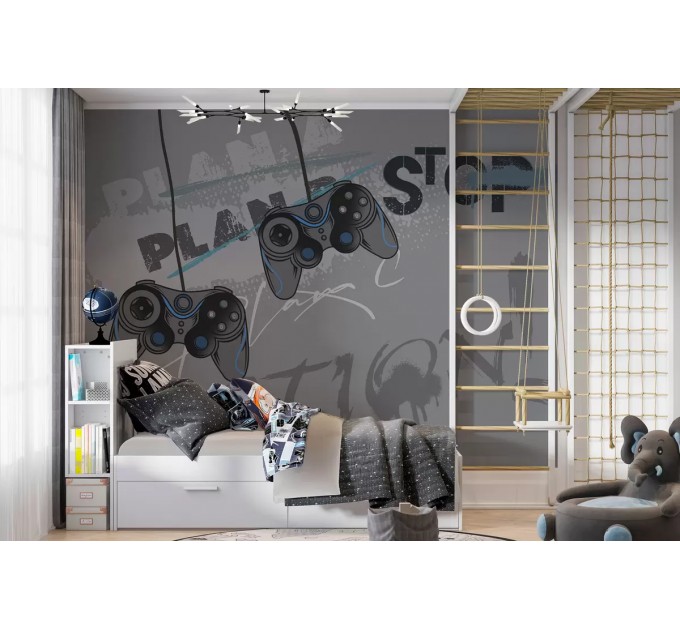 Teenage wallpaper Gamer wall mural Gaming console
