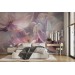 Large floral wall mural Wallpaper purple flowers