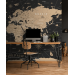 World map wall mural Peel and stick removable wall decal