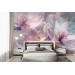 Large floral wall mural Wallpaper purple flowers