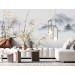 Foggy mountains wall mural landscape wallpaper