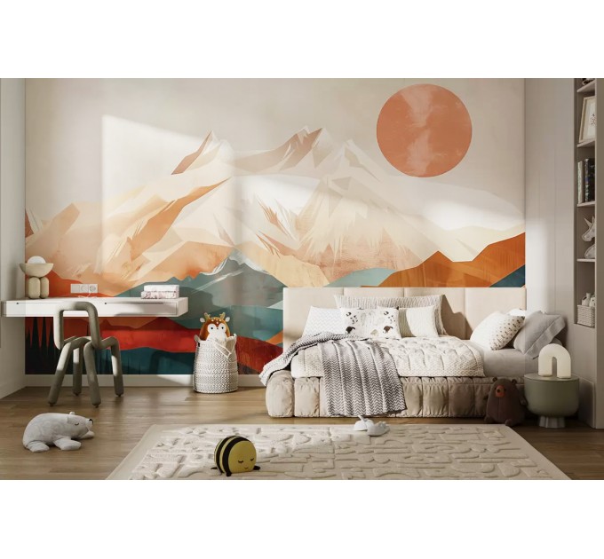 Mountains wall mural Landscape wallpaper nature