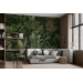 Moody botanical wallpaper tropical plants and leaves