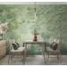 Green forest wallpaper mural Peel and stick accent wall