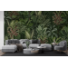 Moody botanical wallpaper tropical plants and leaves
