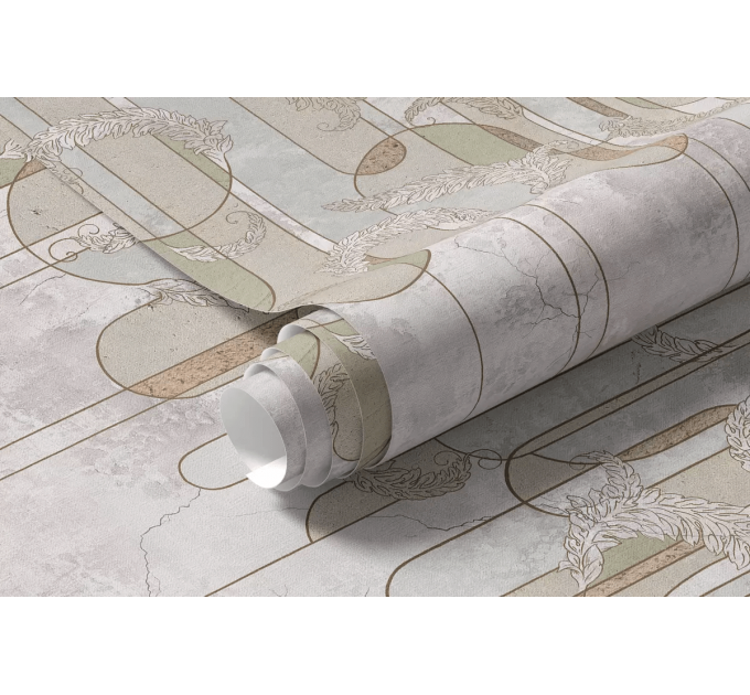 Art deco geometric wallpaper Peel and stick wallpaper 