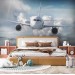 Plane wall mural Airplane wallpaper kids room