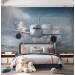 Plane wall mural Airplane wallpaper kids room