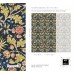Vintage dark floral wallpaper botanical