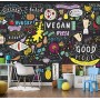 Kitchen wall mural, Food wallpaper