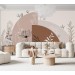 Boho wall mural Geometric modern accent wallpaper