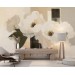 Floral wallpaper mural Large oil painting flowers