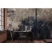 Moody tropical wallpaper Abstract palm leaves wall mural
