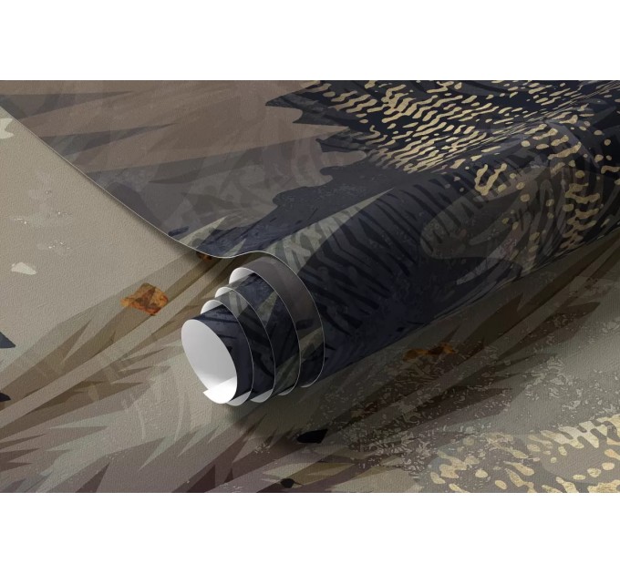 Moody tropical wallpaper Abstract palm leaves wall mural