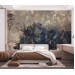 Moody tropical wallpaper Abstract palm leaves wall mural
