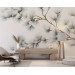 Pine branch botanical wall mural Woodland wallpaper