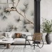 Pine branch botanical wall mural Woodland wallpaper