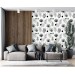 Minimaist wallpaper botanical herbs and leaves