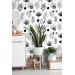 Minimaist wallpaper botanical herbs and leaves