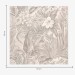 Wallpapers Tropical flowers and leaves in pastel color