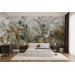 Tropical palm leaves wall mural – exotic jungle wallpaper