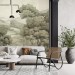 Scenic wall mural landscape trees Vintage nature wallpaper