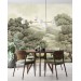 Scenic wall mural landscape trees Vintage nature wallpaper