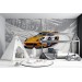 Orange sport car wallpaper Kids room wall mural