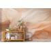 Abstract flowing neutral wallpaper mural
