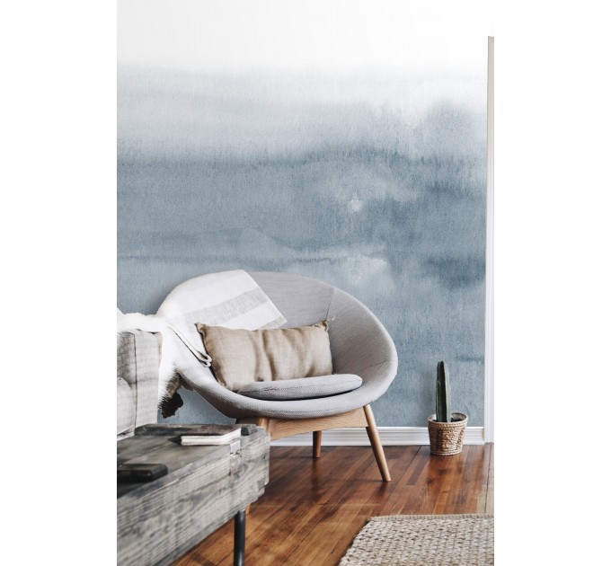 Abstract wallpaper ombre Peel and stick watercolor wall mural