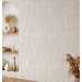 Herringbone wallpaper, minimalist boho chic style
