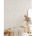 Herringbone wallpaper, minimalist boho chic style