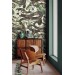 Botanical snake wallpaper | Jungle floral design
