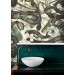 Botanical snake wallpaper | Jungle floral design
