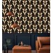 Statement Art Deco wallpaper fans