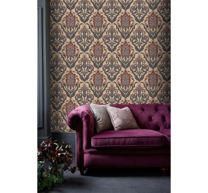 Vintage damask wallpaper | Elegant victorian style