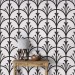 Art Deco elegant fan wallpaper