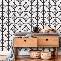 Art Deco elegant fan wallpaper