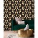 Statement Art Deco wallpaper fans