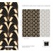 Statement Art Deco wallpaper fans