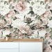 Peonies flowers wallpaper Floral wall covering