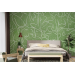 Green abstract nude line art – Modern minimalist wallpaper
