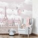 Girls room wall mural Paris Eiffel tower