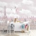 Girls room wall mural Paris Eiffel tower
