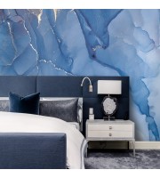 Abstract blue fluid art wallpaper mural Abstract blue fluid art wallpaper mural